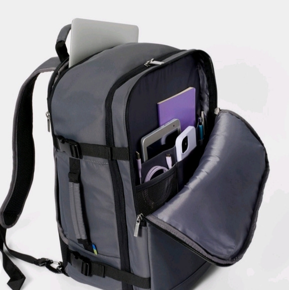 Open Story 35L Travel Backpack Grey - Picture 4 of 13